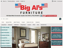 Tablet Screenshot of big-alsfurniture.com